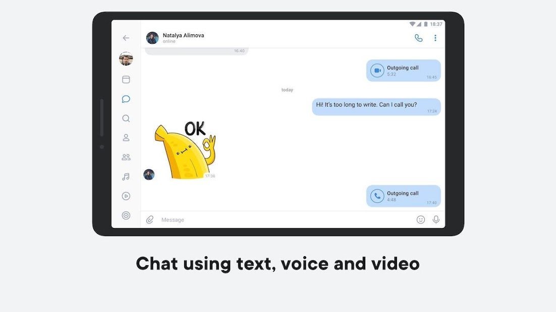 VK — live chatting & free calls