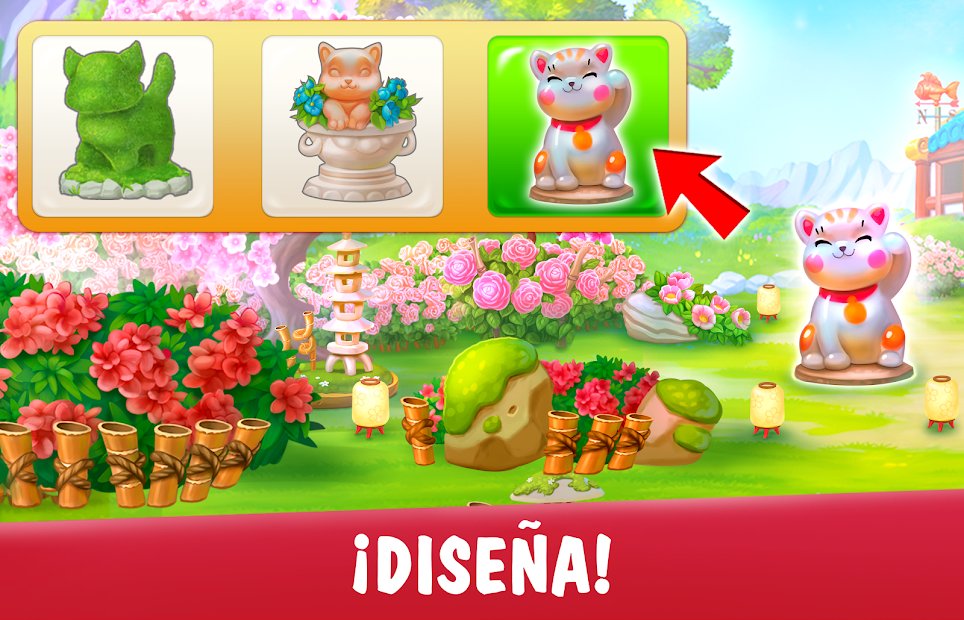 Garden Pets - Un Dulce Juego de Match 3 Gratis