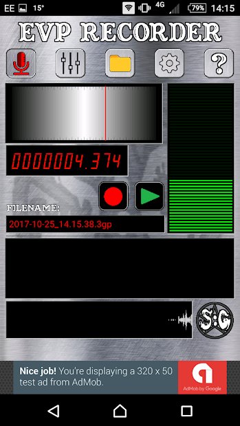 EVP Recorder - Spotted: Ghosts