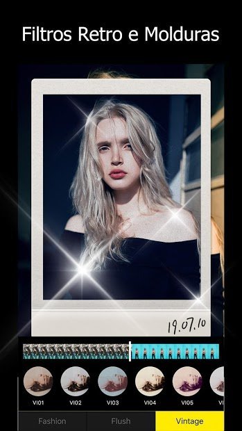 Anos 90 - Glitch e Vaporwave Video Effects Editor