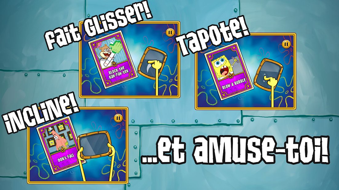Les mini-jeux Bob l'éponge