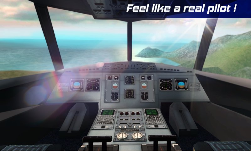 Real 3D Pilot Flight Simulator
