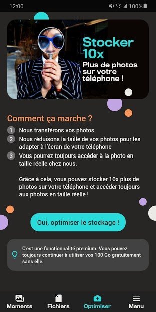 Sauvegarde de 100 GO gratuite