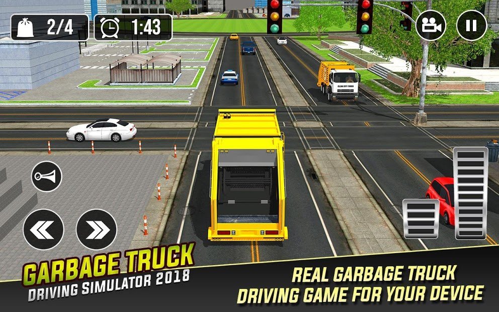 Real Garbage Truck: Trash Cleaner Driving Games