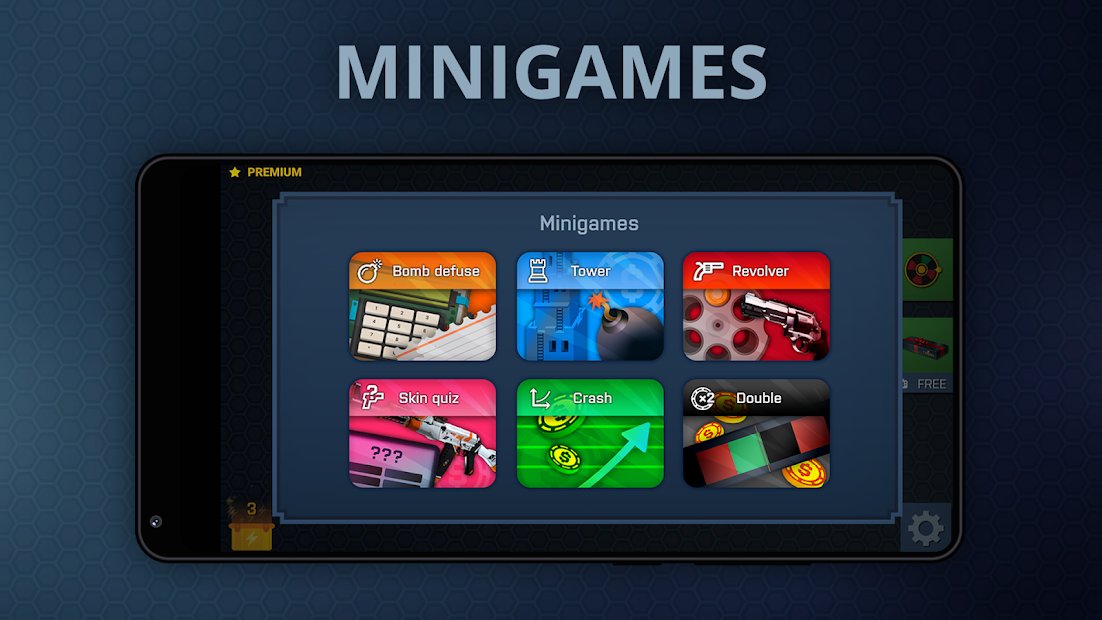 Case Opener - skins simulator with minigames