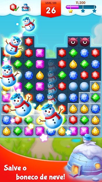 Jewel Legend - Jogos Grátis de combinar 3 pedras