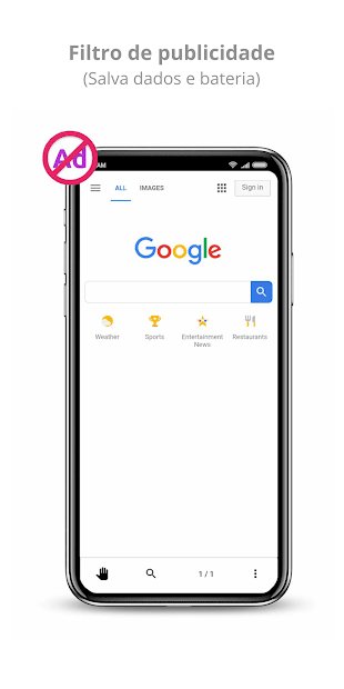 Navegador da Web OH - De uma mão e rápido