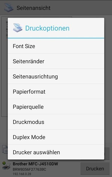 PrinterShare Mobiles Drucken