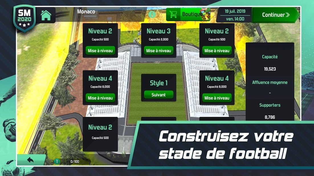 Soccer Manager 2020 - Jeu de Gestion de Football