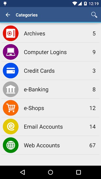 Cloud Wallet App pour Android