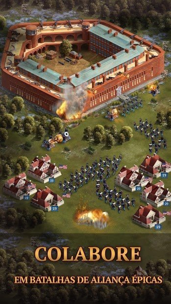 Guerra e Paz: MMO de Estratégia, Batalha e Açao