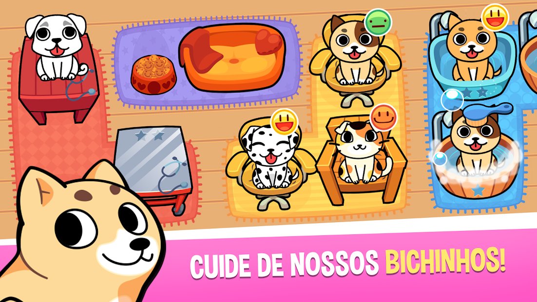 Meu Pet Shop Virtual - Cuide de Animais Fofos