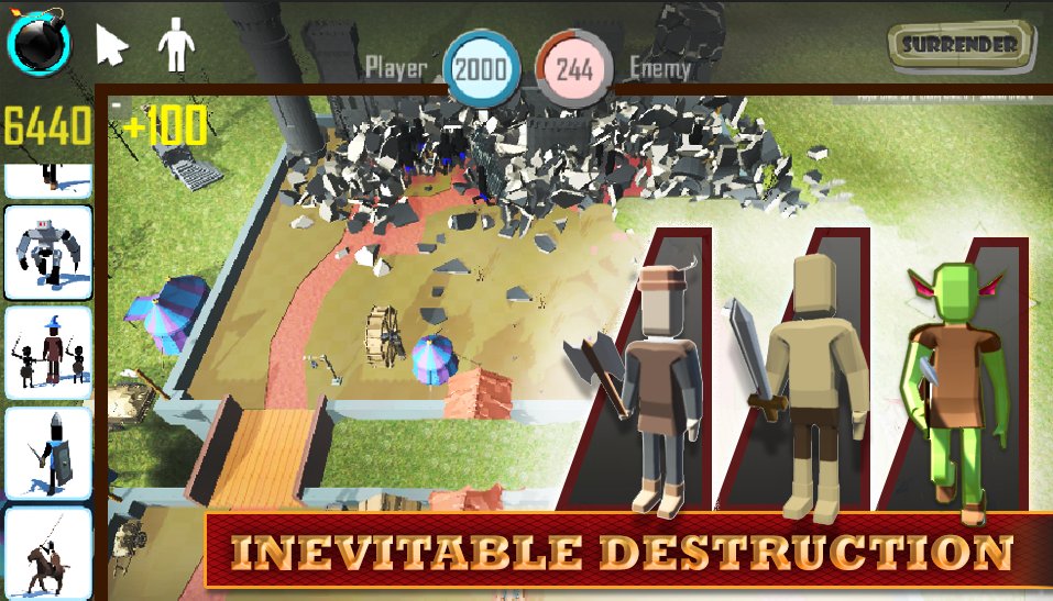Stickman 3D: Defense of Castle