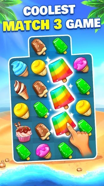 Ice Cream Paradise - Match 3 Puzzle Adventure