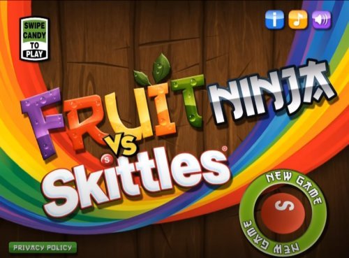 Fruit Ninja vs Skittles