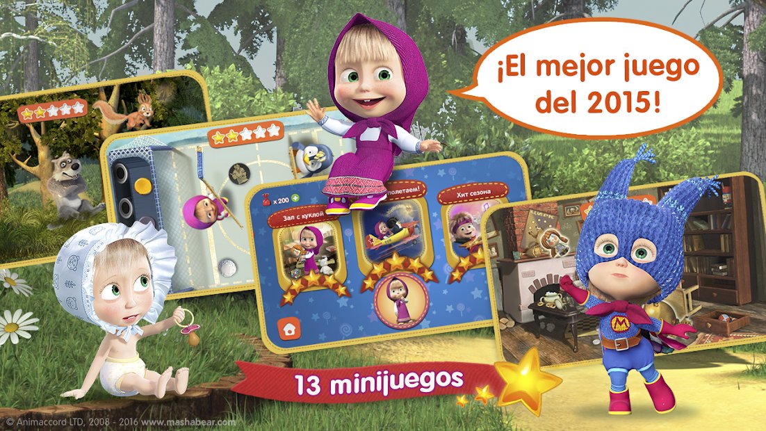 Masha y el Oso Juegos de Niños