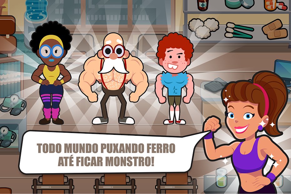 Gym Til' Fit - Jogo Monstro dos Musos Fitness!