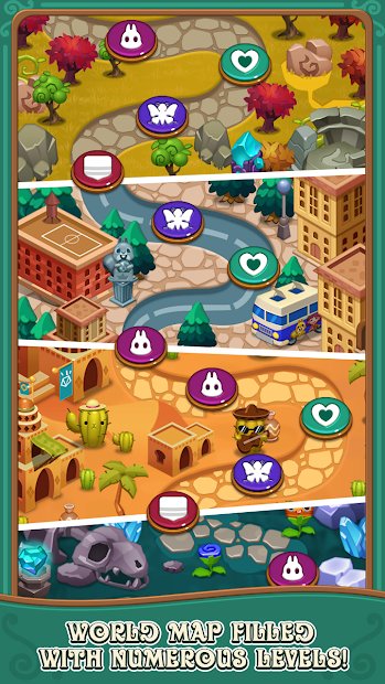 Jewels fantasy: Easy and funny puzzle game