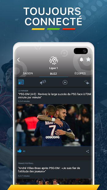 365Scores - Résultats Foot en Direct, Actus Sports