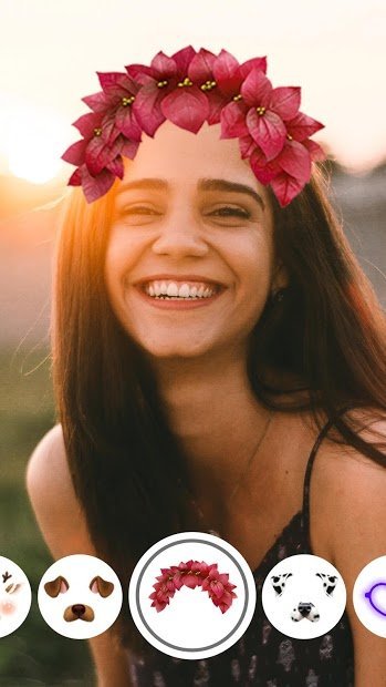 Visage Caméra en Direct: Filtre Photo et Emojis