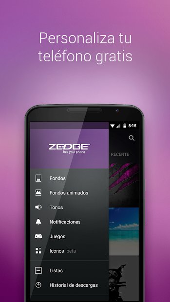 ZEDGE™ Tonos y Fondos