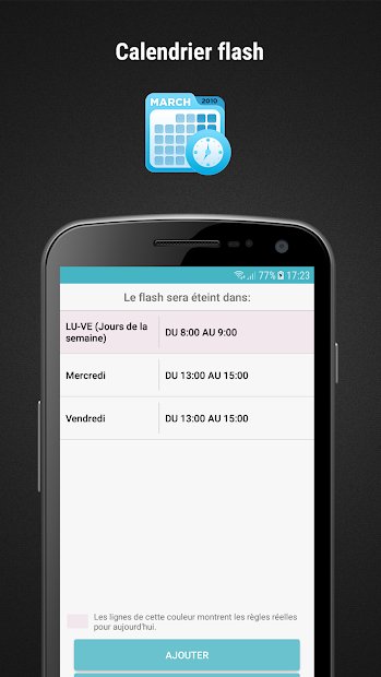 Flash sur appel (Flash on call et applications)