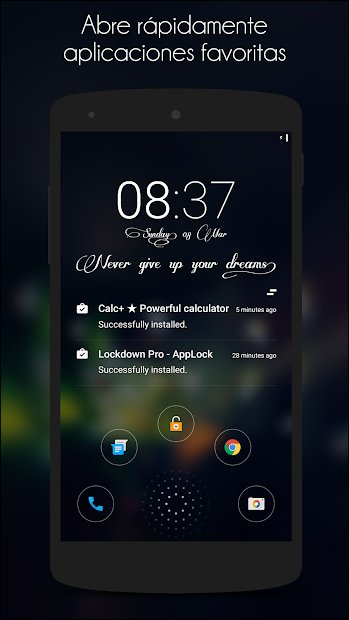 Hi Locker Pantalla de bloqueo