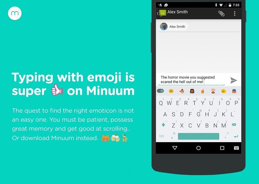 Minuum Keyboard Free + Emoji