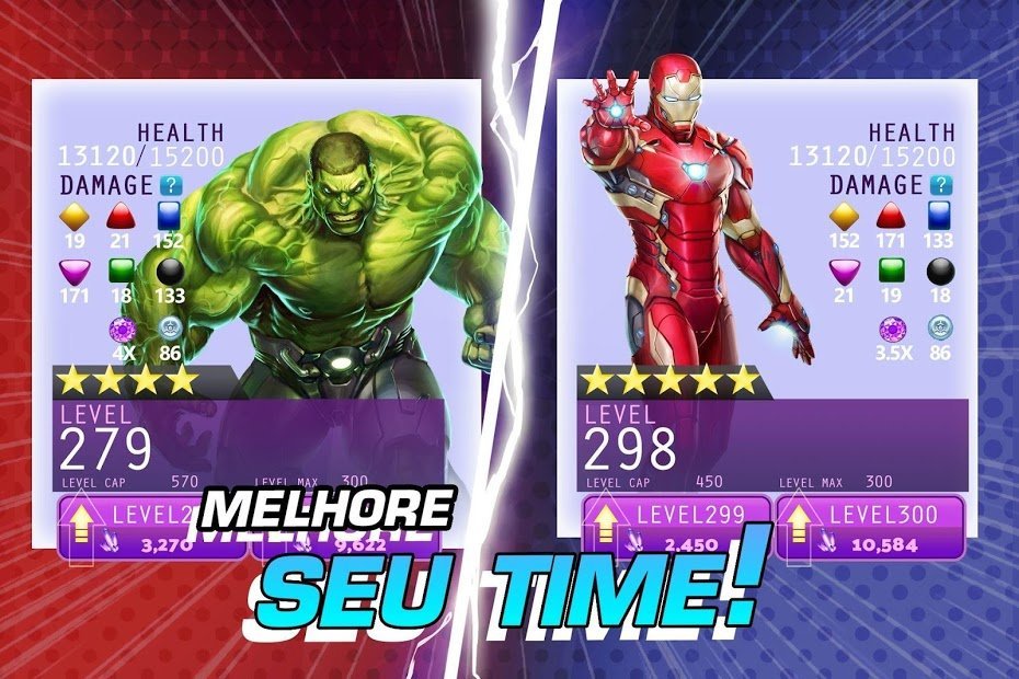 MARVEL Puzzle Quest: Venha lutar com super-heróis!