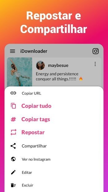 Baixar Vídeos do Instagram - Repostar Instagram