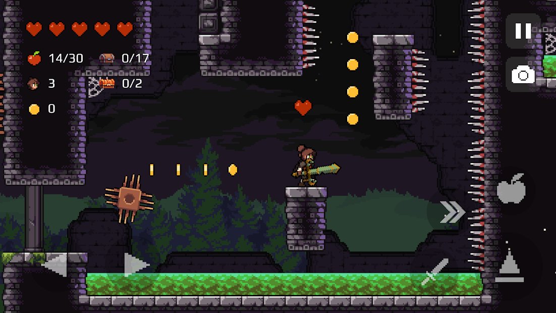 Apple Knight: Action Platformer