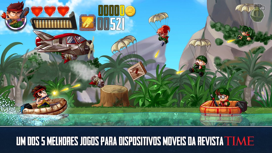 Ramboat - Jogo offline: Pular, Correr e Atirar