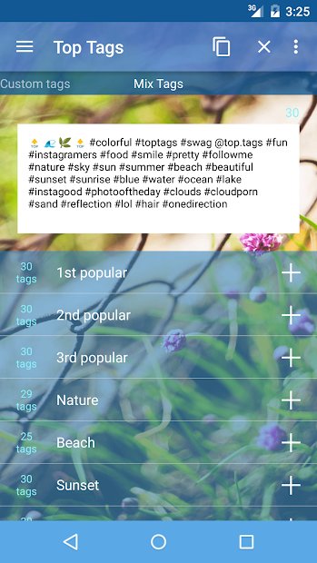 Top Tags for Likes: Лучшие хештеги