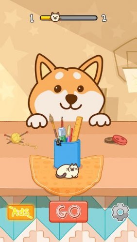 Hide N' Seek: dog and cat