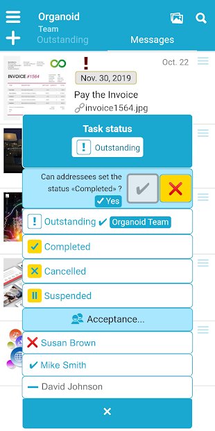 Task Manager & Project Collaboration • Organoid