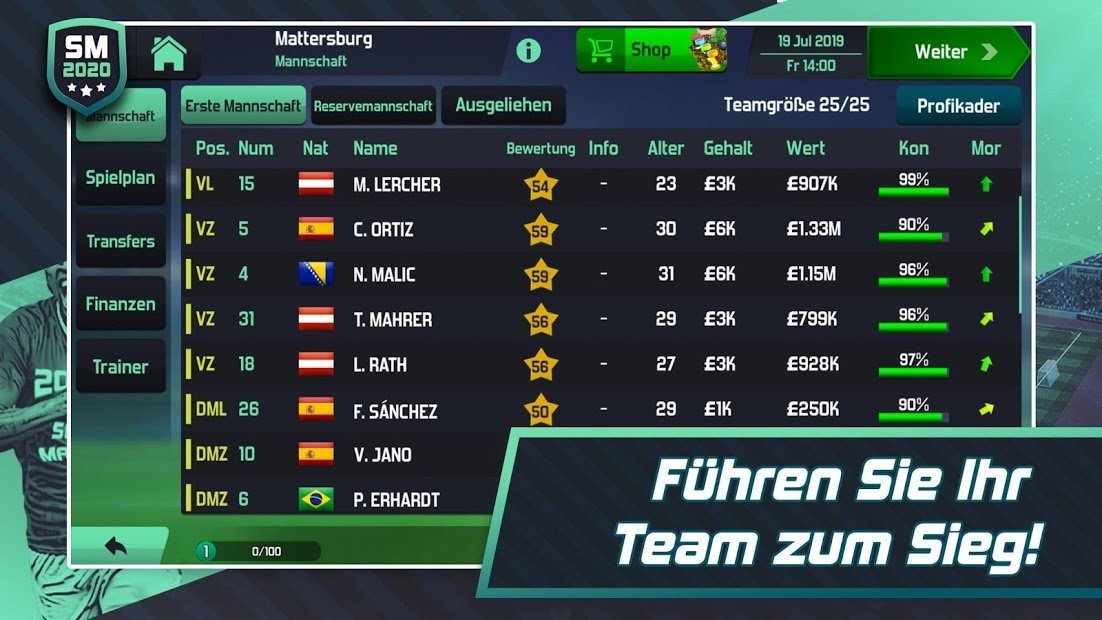 Soccer Manager 2020 - Das Fußballmanager Spiel