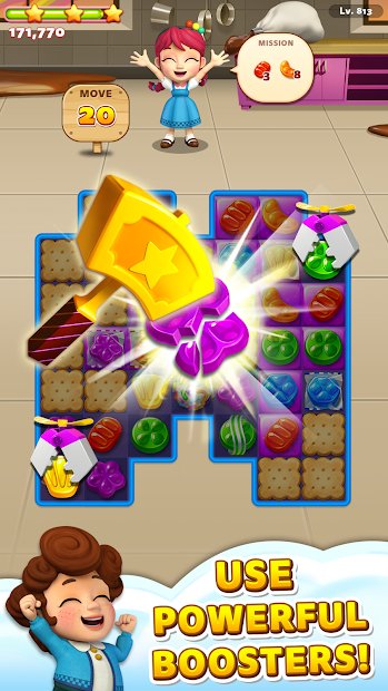 Sweet Road: Cookie Rescue Free Match 3 Puzzle Game