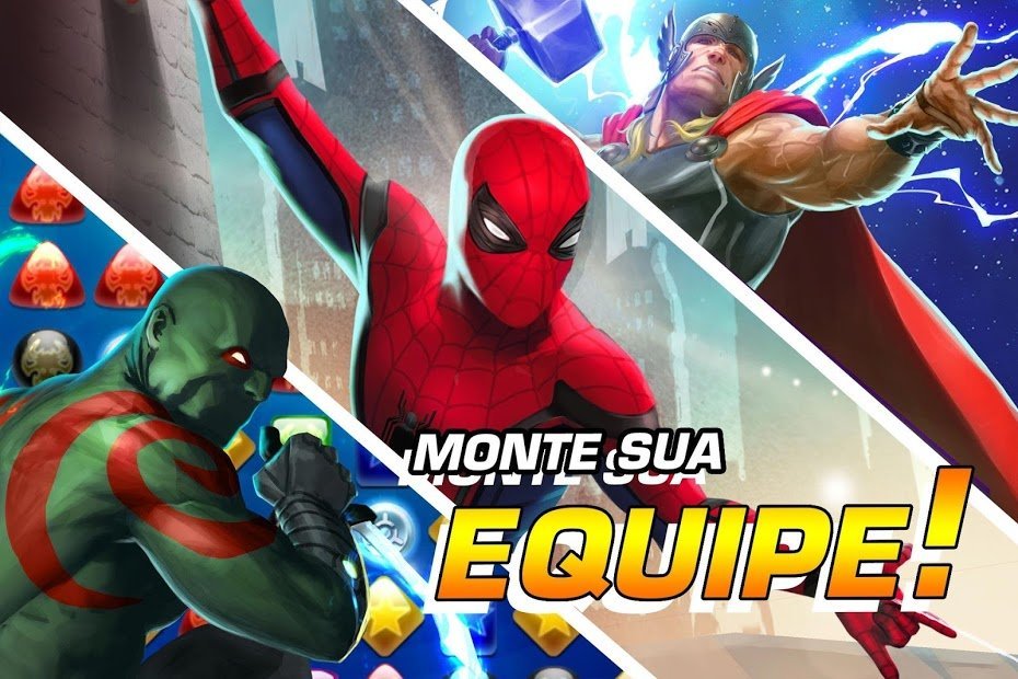MARVEL Puzzle Quest: Venha lutar com super-heróis!