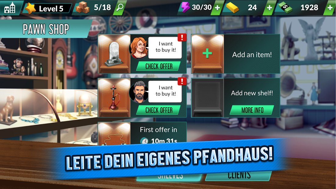 Bid Wars: Pawn Empire - Auktionssimulator-Spiel