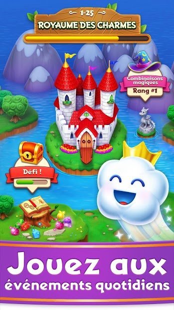 Charm King - jeu gratuit de match 3 avec princesse