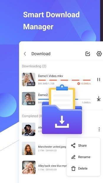 APUS Browser: private browser, HD video downloader