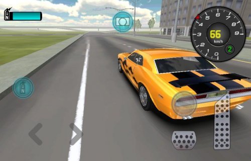 Classic car simulation 3D