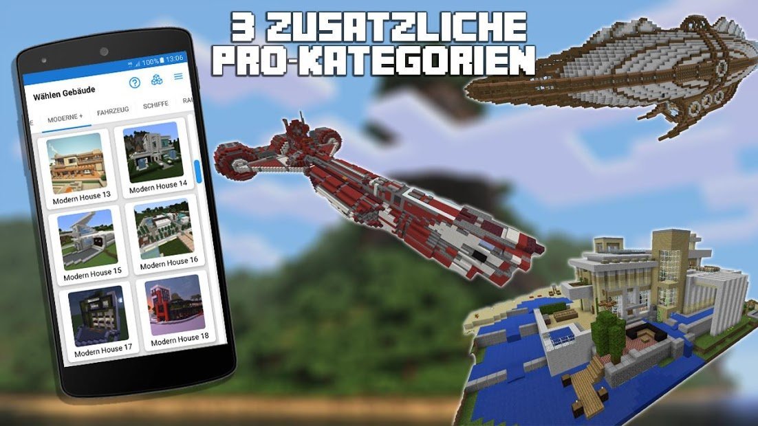 Bauarbeiter PRO für MCPE