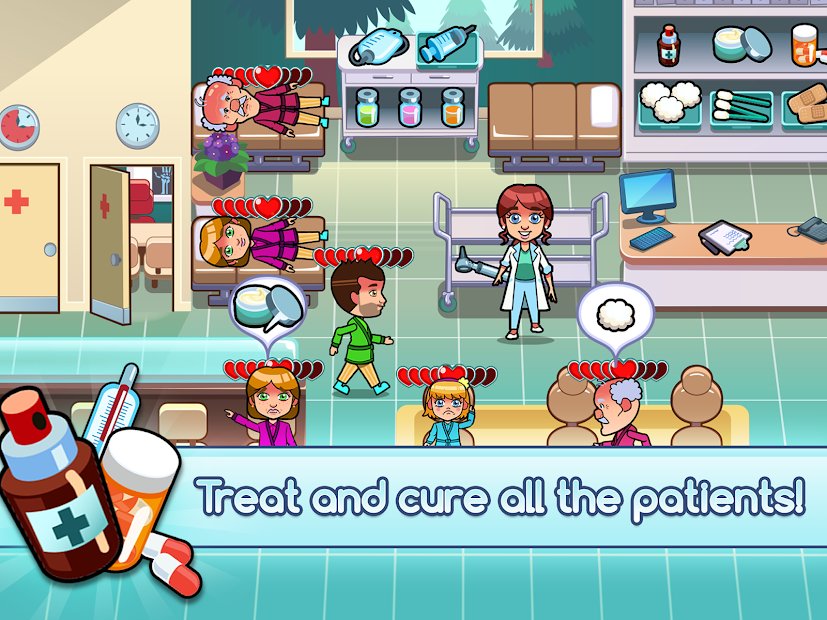 Hospital Dash - Healthcare Time Management Game