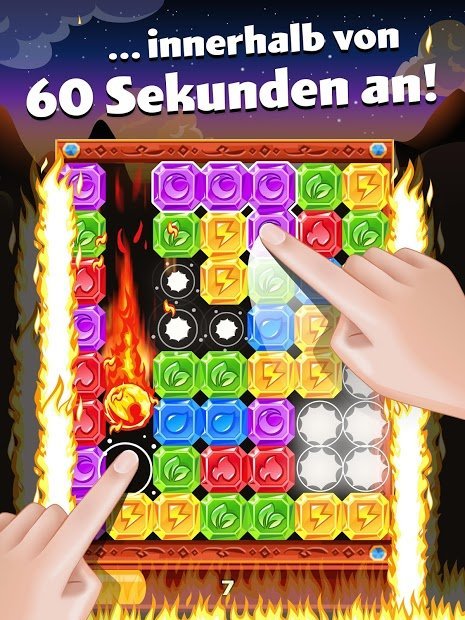 Diamond Dash: Preisgekröntes 3-gewinnt-Puzzlespiel