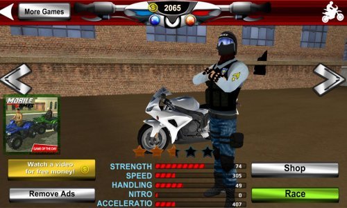 Police Motorcycle Crime Sim