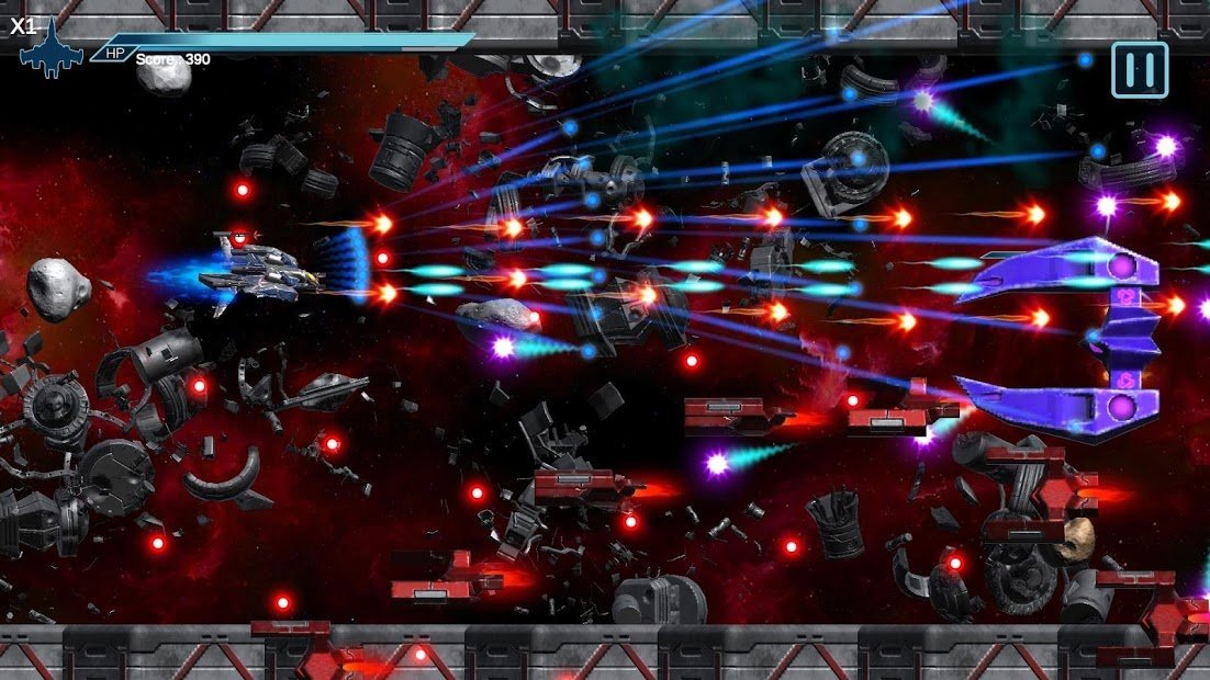 Space Shooter 3D: Bullet Hell Meja Infinity