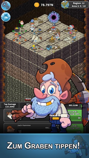 Tap Tap Dig - Idle Clicker Game