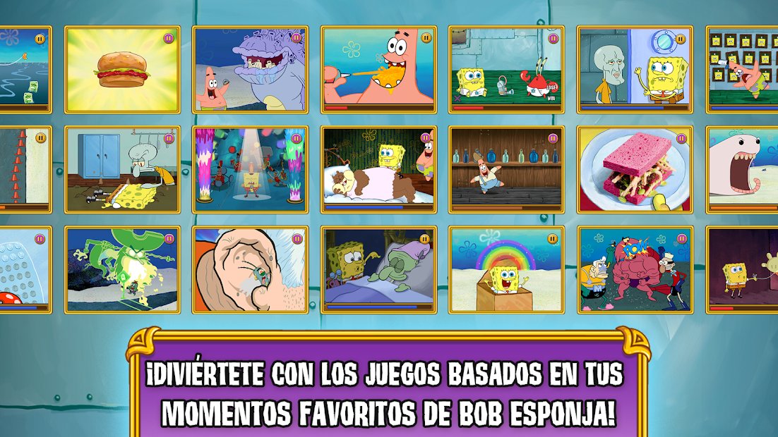 Descargar Los Mini Juegos De Bob Esponja V1.0.52 APK Gratis Para Android