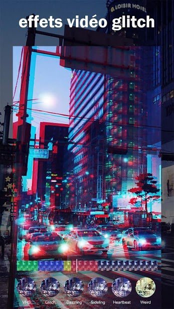 90s - Glitch VHS et Vaporwave Video Effects Editor